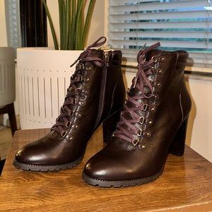 ANTONIO MELANI Dark Brown Heeled Boots
